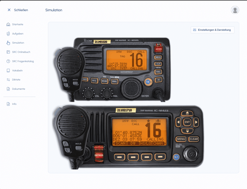 Frey Radio Tutor SRC Trainer