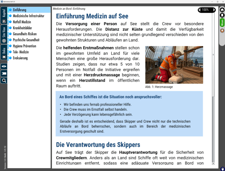 Einführung in die Medizin auf See