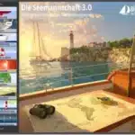 Interaktive Navigation auf einem Boot