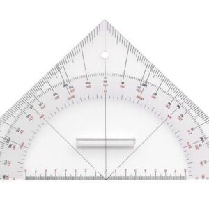 Kursdreieck mit Skalierung 330 mm