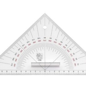 Kursdreieck mit Skalierung 270mm