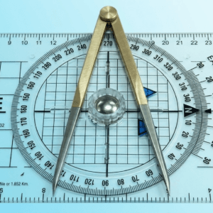RYA Navigations-Set "Profi" (2-teilig) Stechzirkel gerade